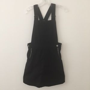 Black Overalls Dress - Urban Outfitters